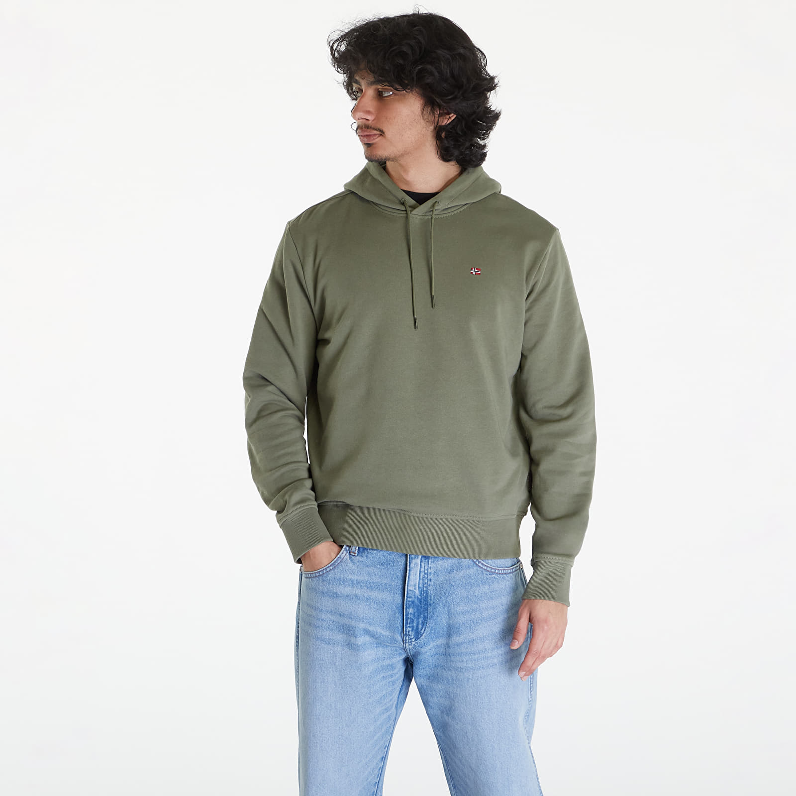 Sweatshirts Napapijri Balis Hoodie Sum Green Lichen