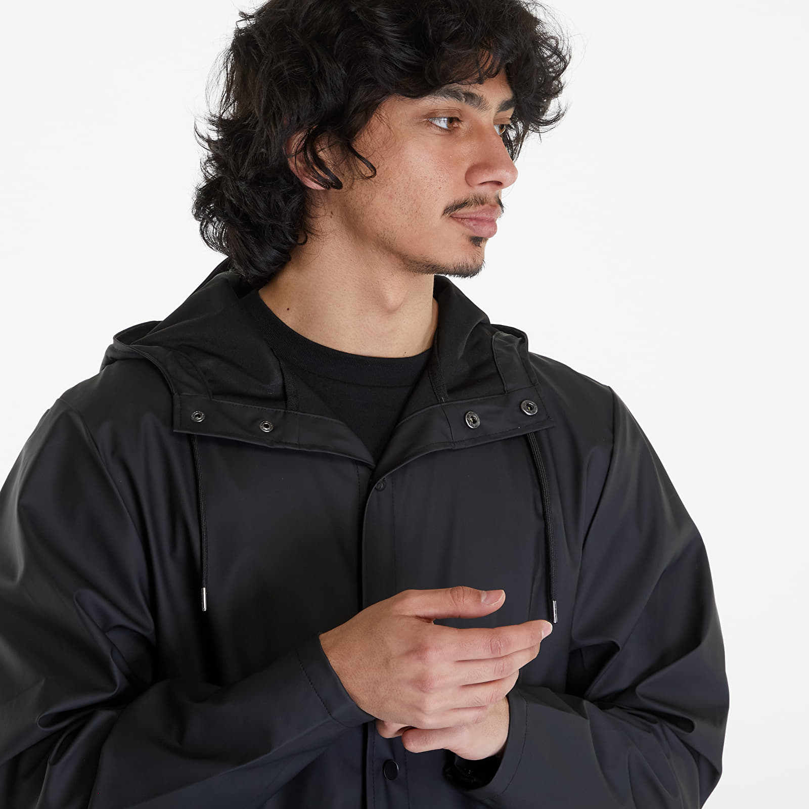 Jacken Rains Long Jacket W3 UNISEX 01 Black