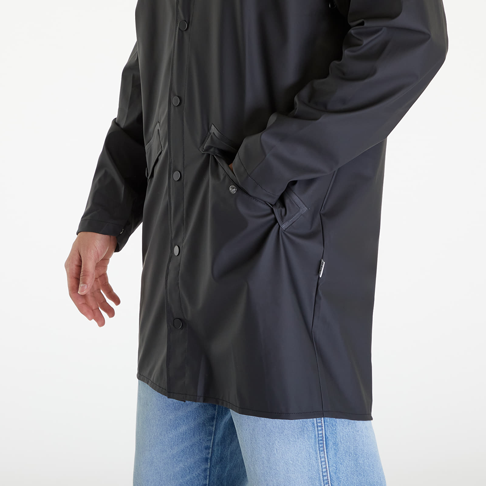 Jacken Rains Long Jacket W3 UNISEX 01 Black