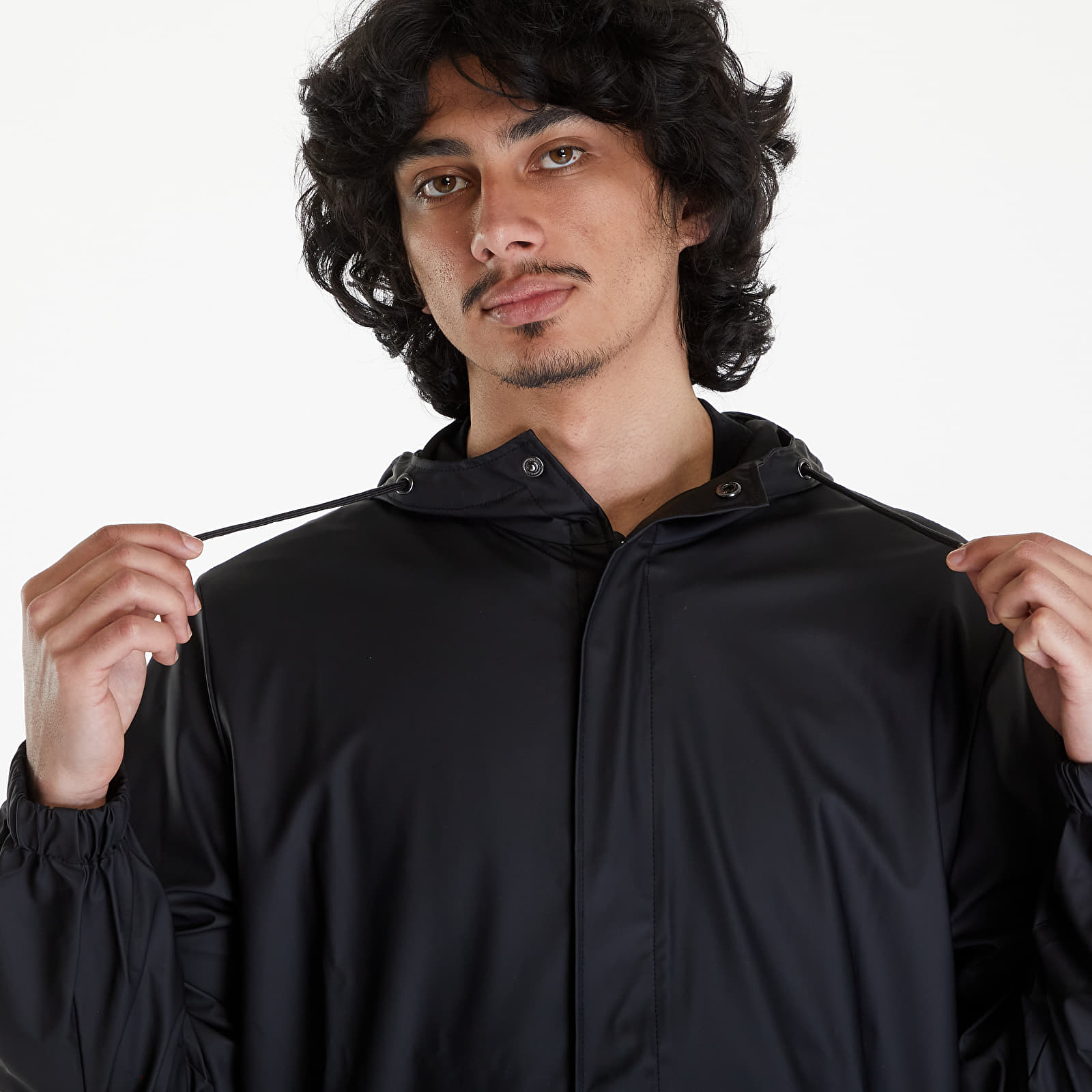 Jackets Rains Fishtail Jacket W3 UNISEX 01 Black