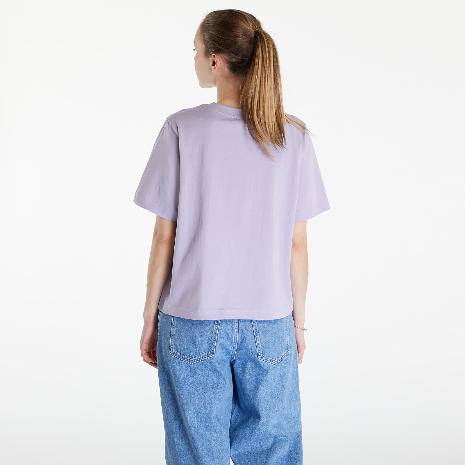 Trička Queens Women's Essential T-Shirt With Tonal Print Lavander