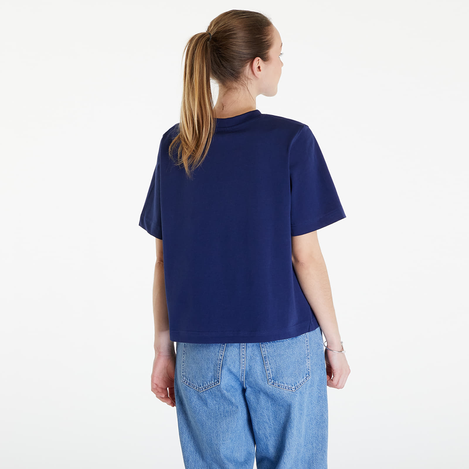 T-shirts Queens Women's Essential T-Shirt With Tonal Print Navy