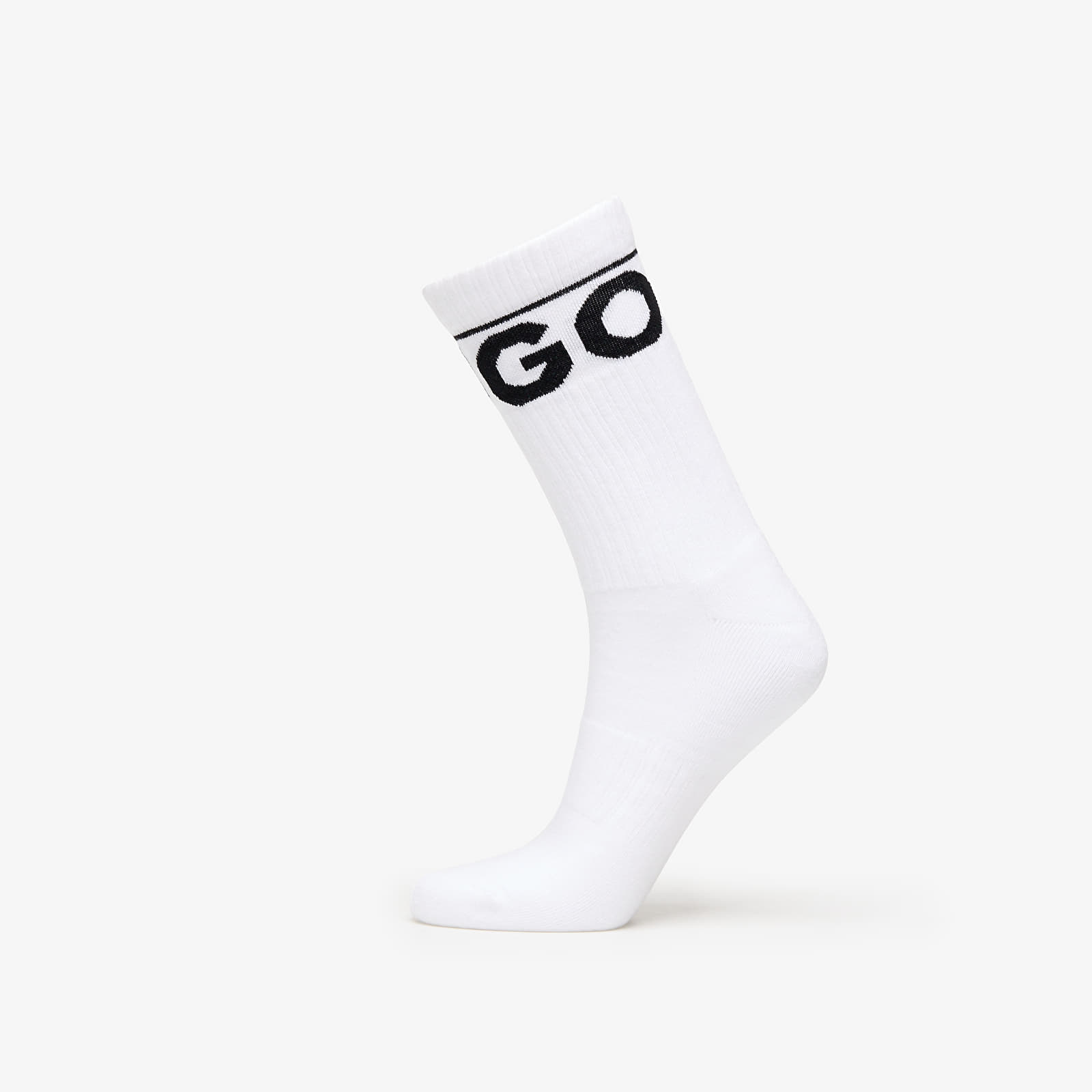 Nogavice  Hugo Boss Qs Rib Iconic Socks Cc 2-Pack White