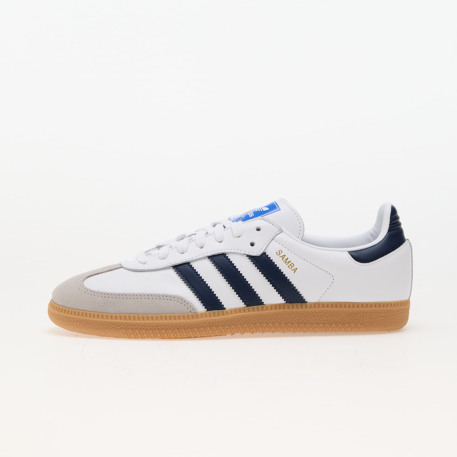 Baskets et chaussures pour hommes adidas Samba Og Ftw White/ Night Indigo/ Gum