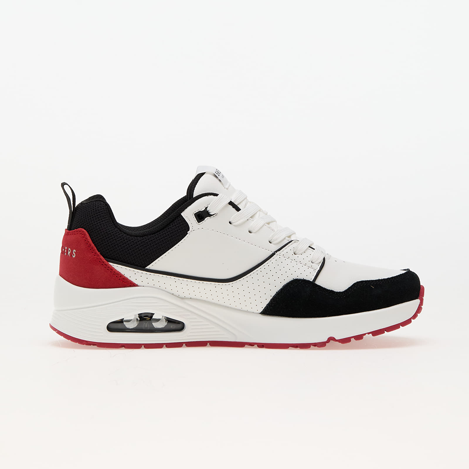 Men's sneakers and shoes Skechers Uno - Retro One White/ Black/ Red