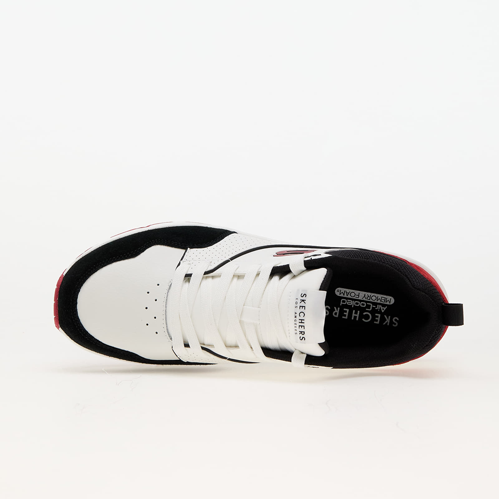 Men's sneakers and shoes Skechers Uno - Retro One White/ Black/ Red