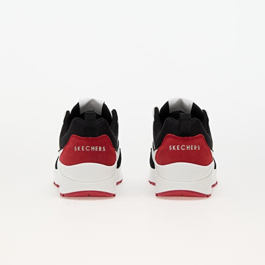 Men s sneakers and shoes Skechers Uno Retro One White Black Red Queens