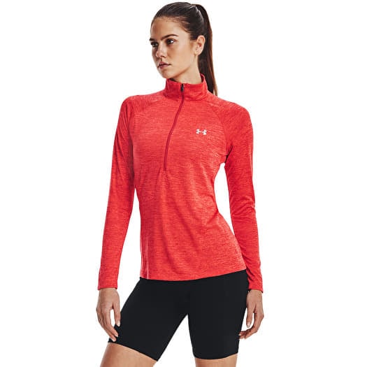 Суитшърт Under Armour Tech 1/2 Zip - Twist Red