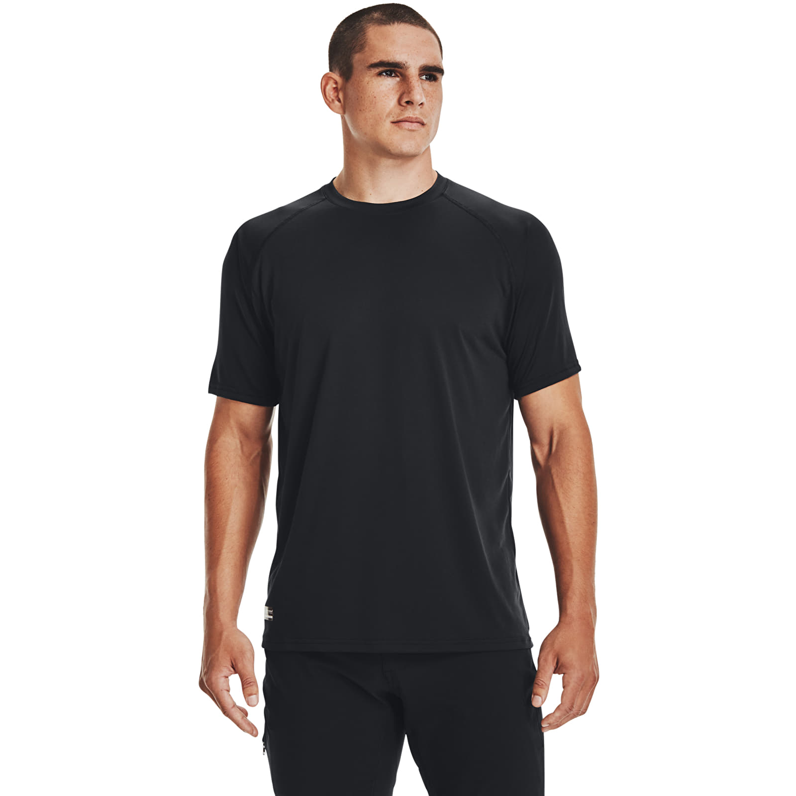 Koszulki Under Armour Tac Tech T Black