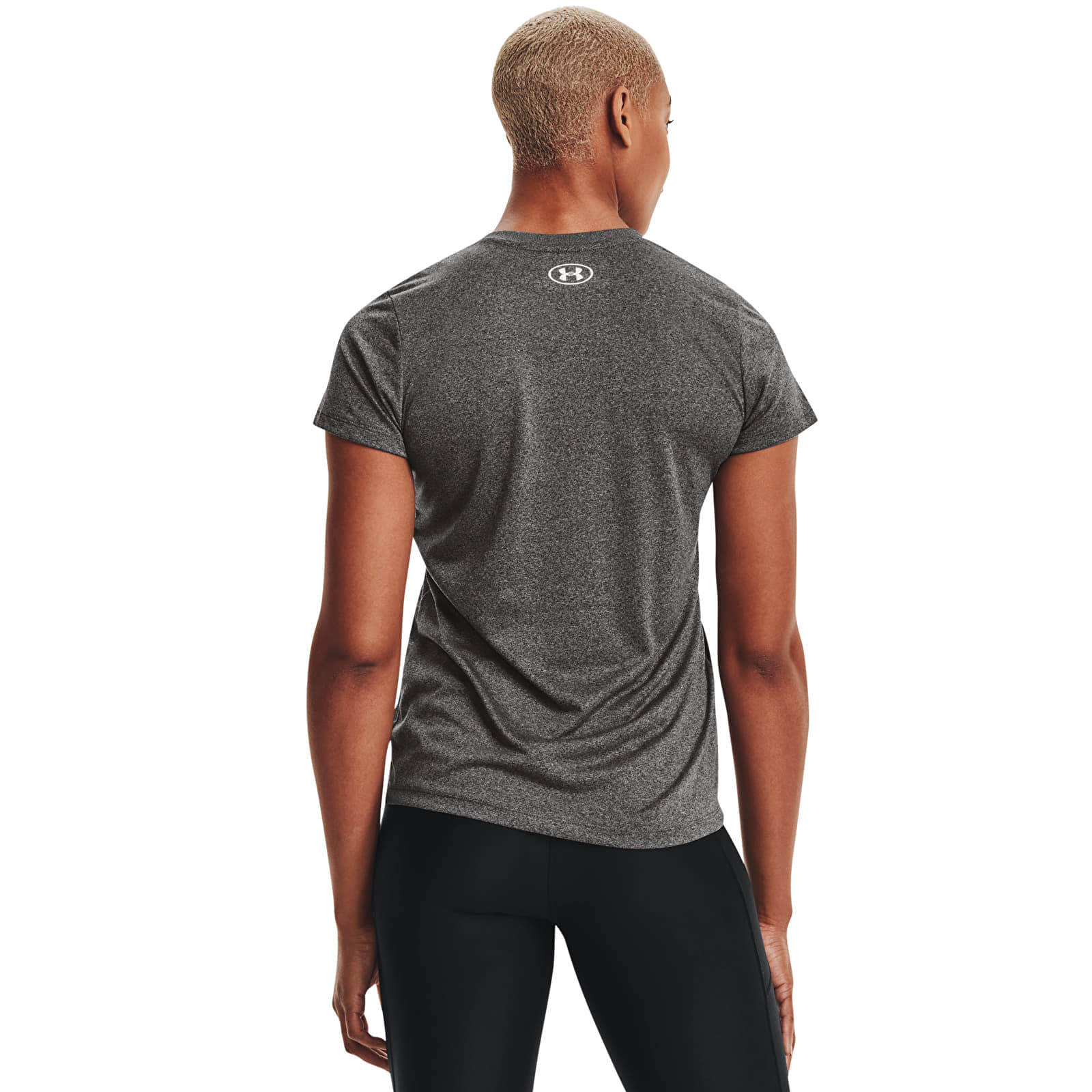 Tricou Under Armour Tech Ssv - Solid Carbon Heather - 1 | YEO