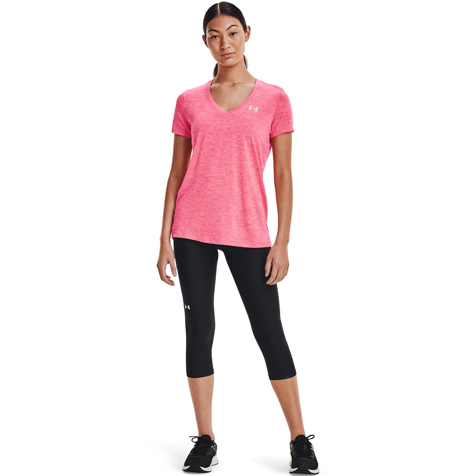 T-shirts Under Armour Tech Ssv - Twist Cerise