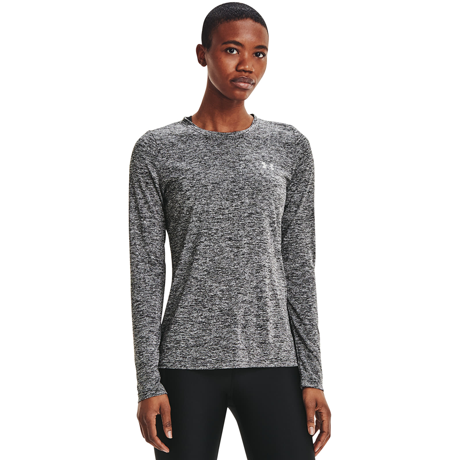 majice kratkih rukava Under Armour Tech Ls Crew Twist Black