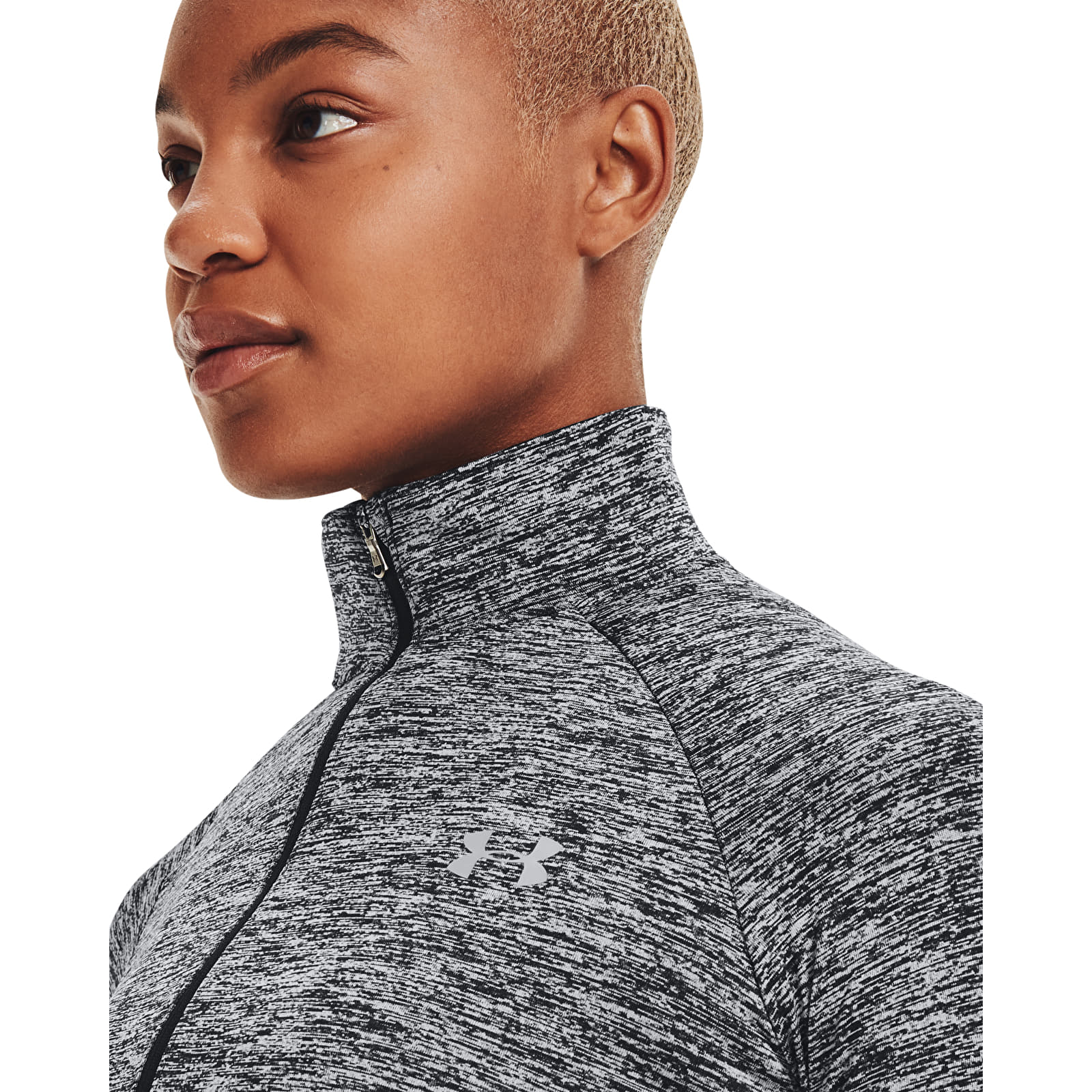 Sudaderas Under Armour Tech 1/2 Zip - Twist Black