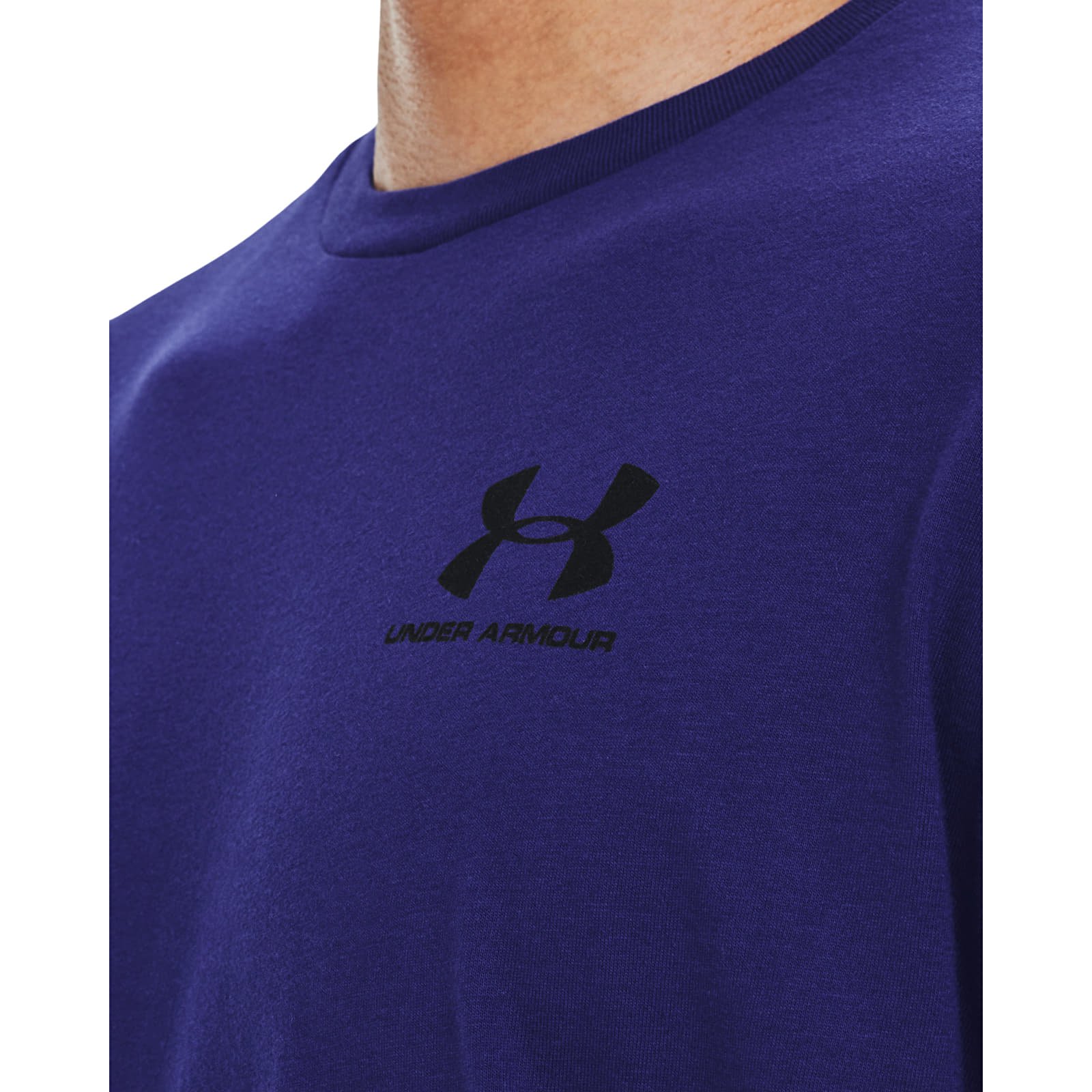 Camisetas Under Armour Sportstyle Lc Ss Blue