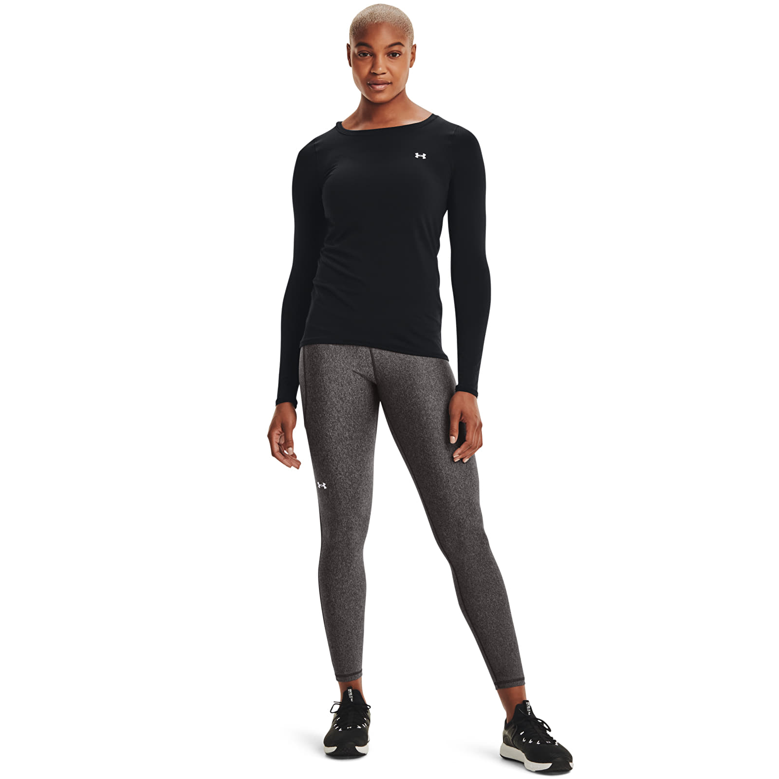 T-shirts Under Armour Hg Armour Long Sleeve Black