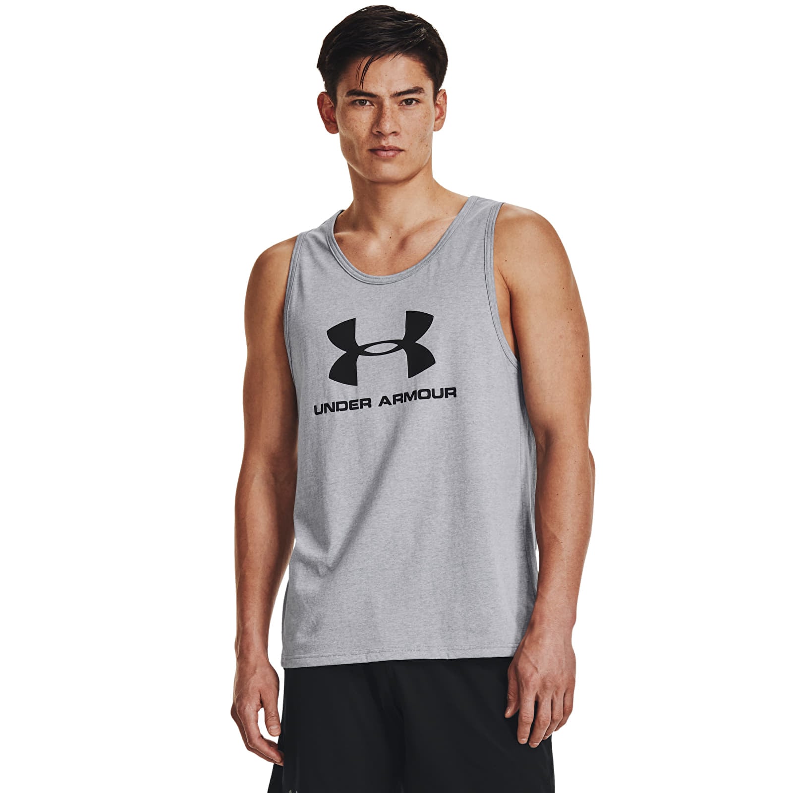 Tank tops Under Armour Sportstyle Logo Tank Steel Light Heather