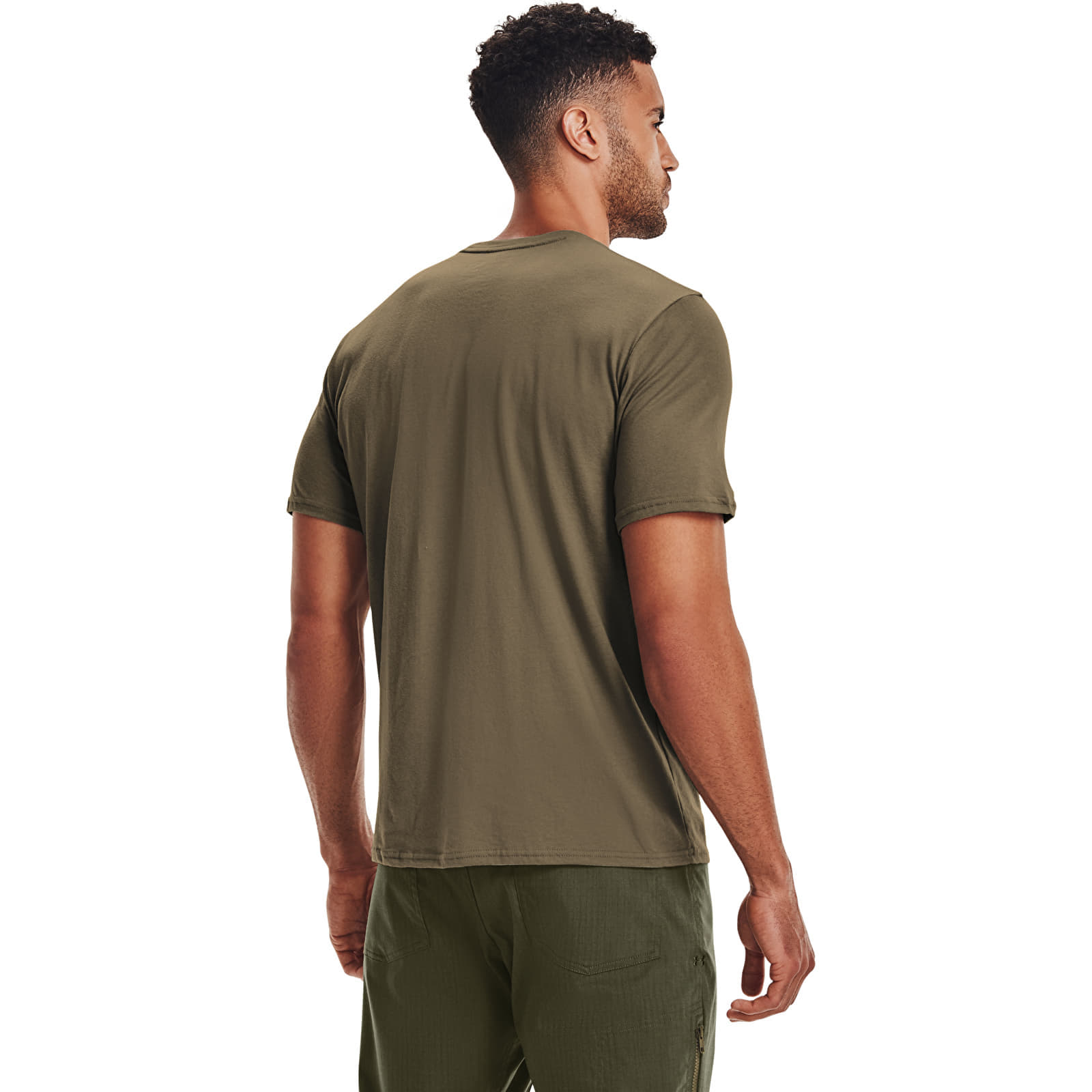 T-shirt Under Armour M Tac Cotton T Federal Tan M