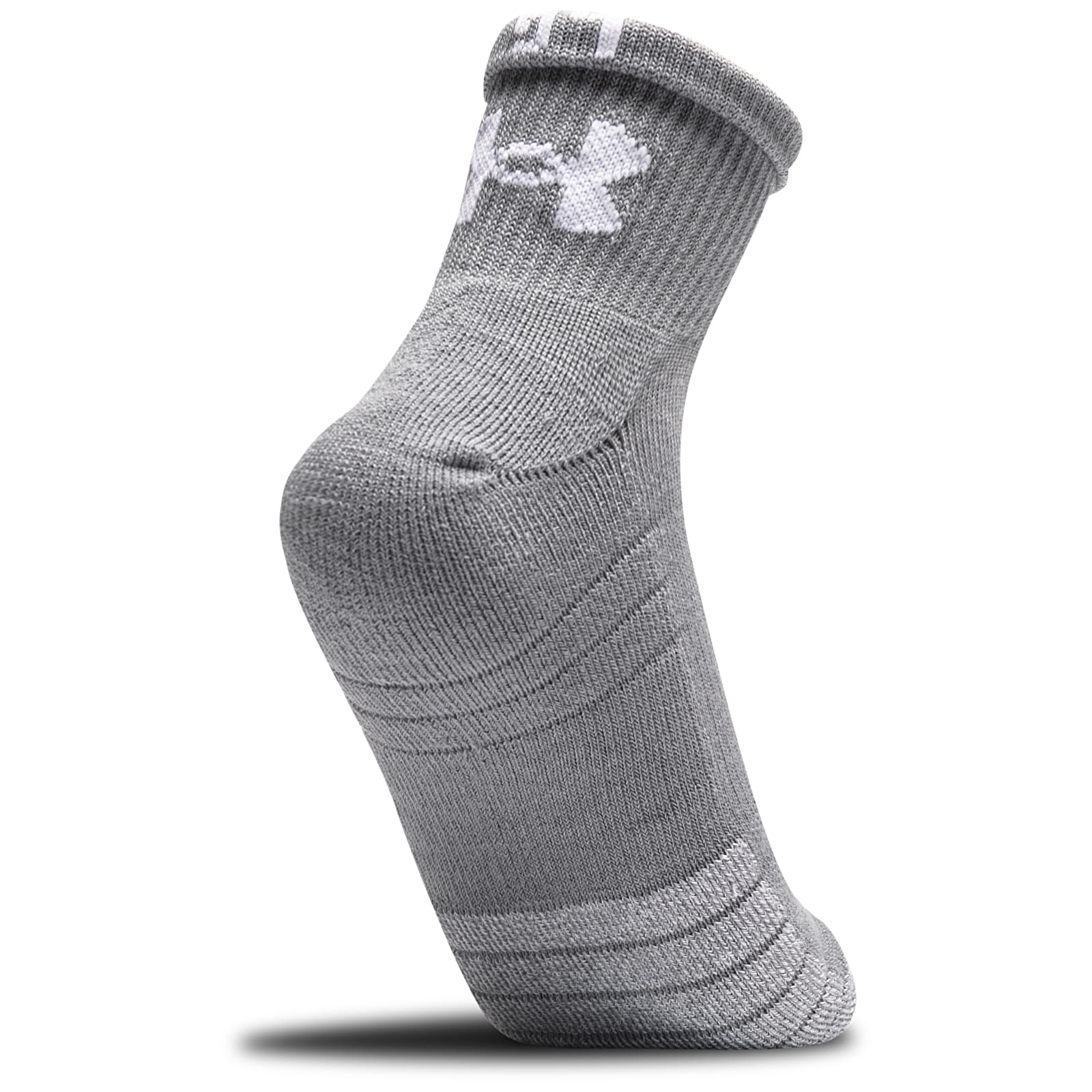 Calcetines Under Armour Heatgear Quarter 3-Pack Gray