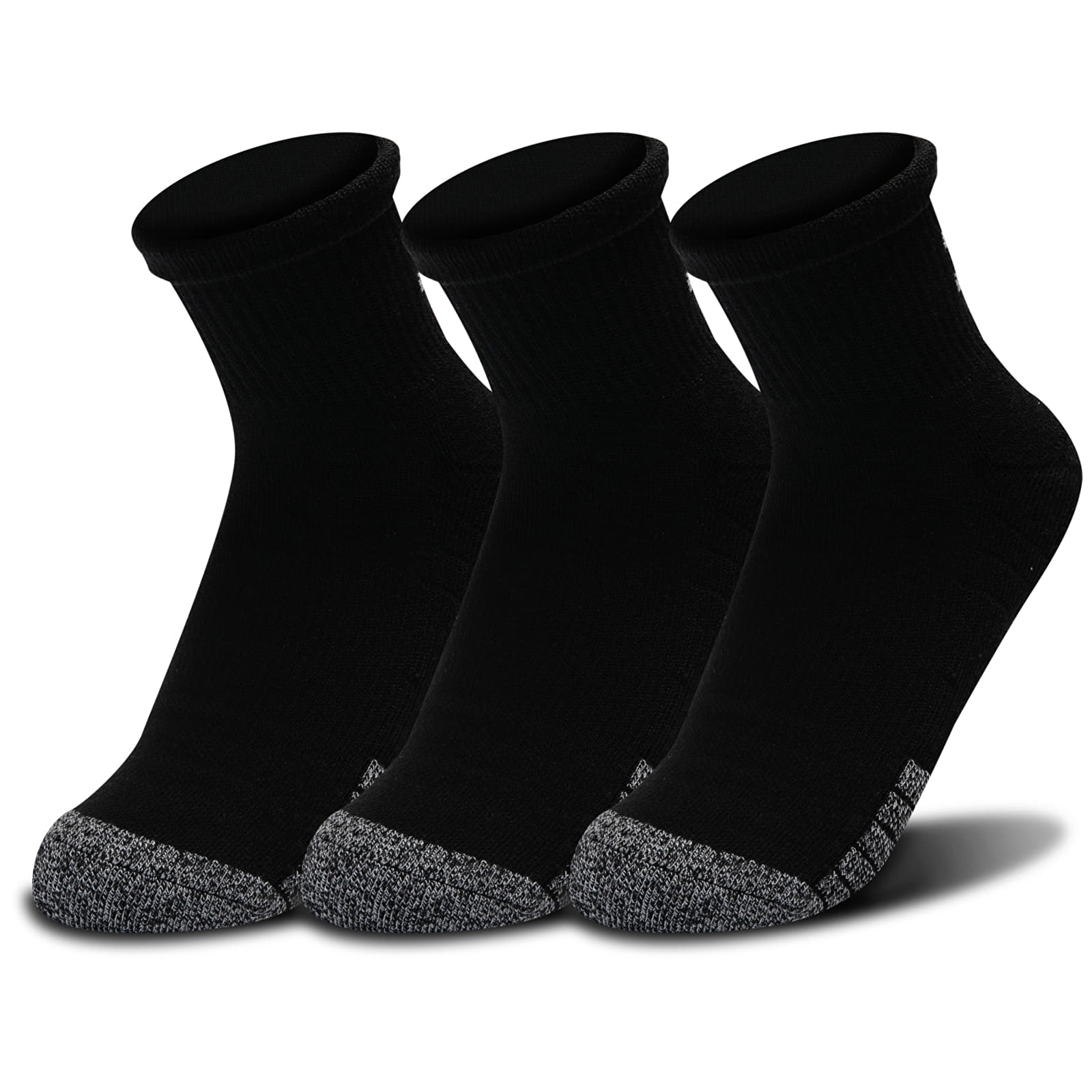 Socks Under Armour Heatgear Quarter 3-Pack Black