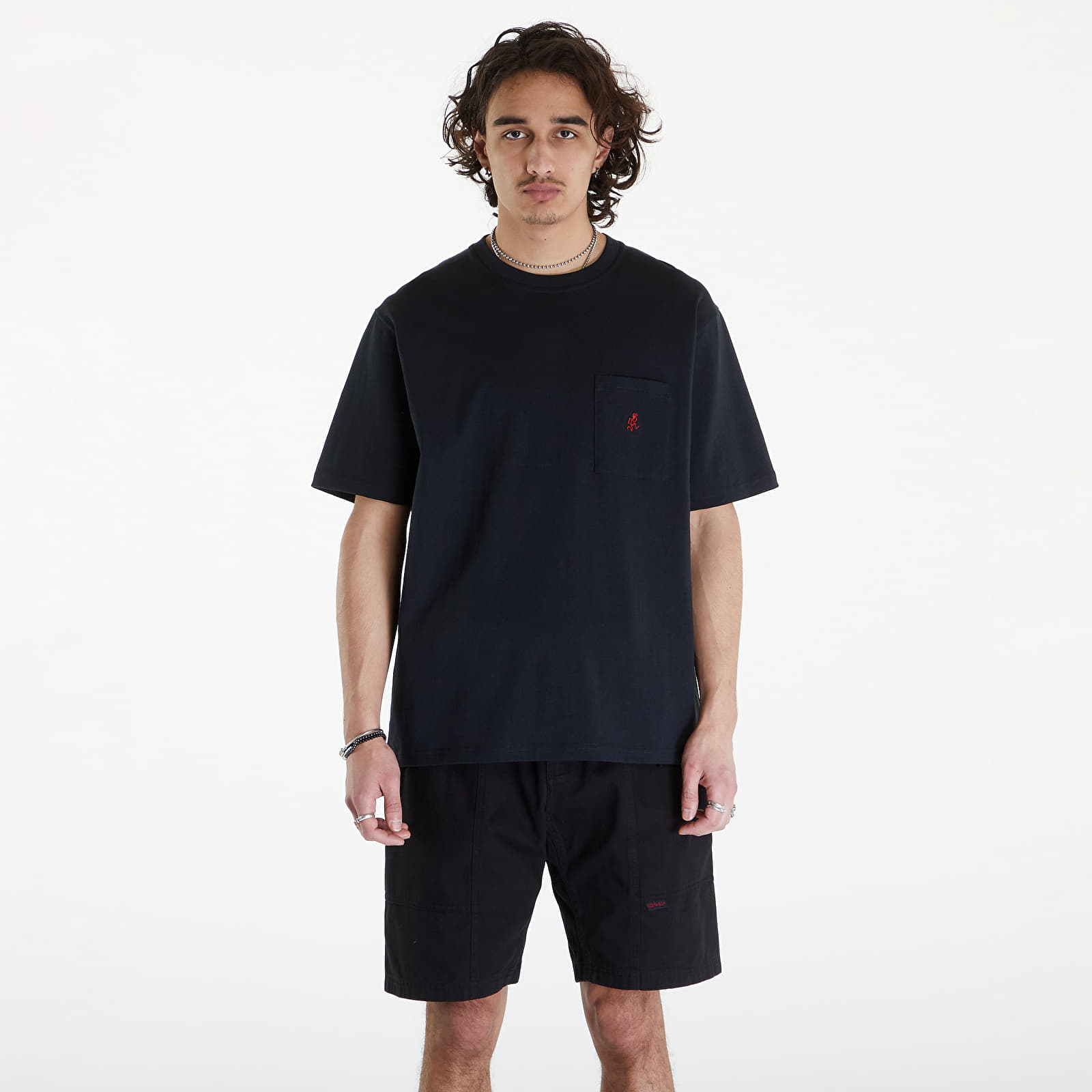 T-shirts Gramicci Classic One Point Tee Black