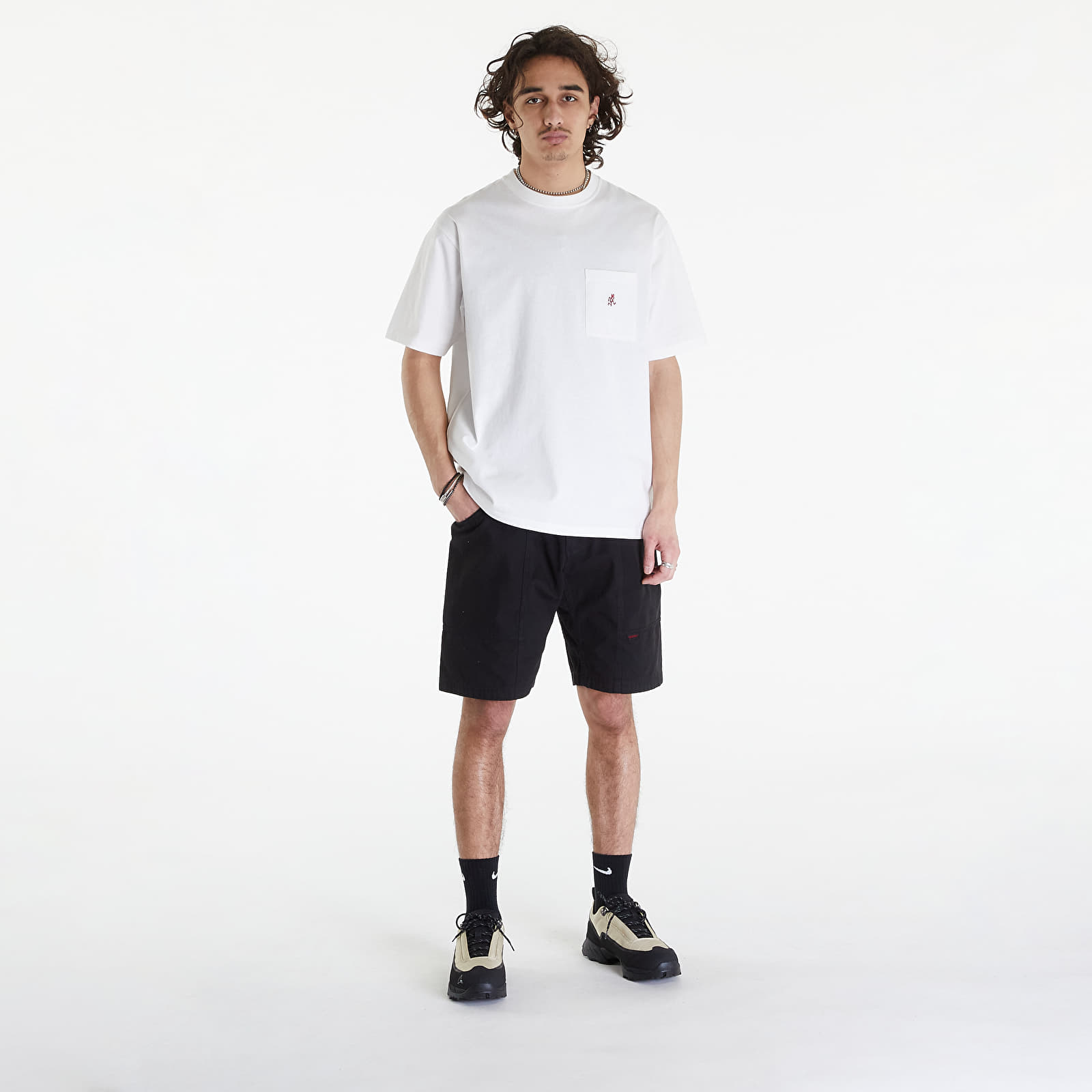 T-shirts Gramicci Classic One Point Tee White