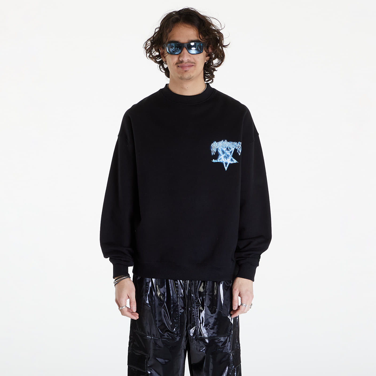 Hanorac Wasted Paris Crew Neck Conjure Black