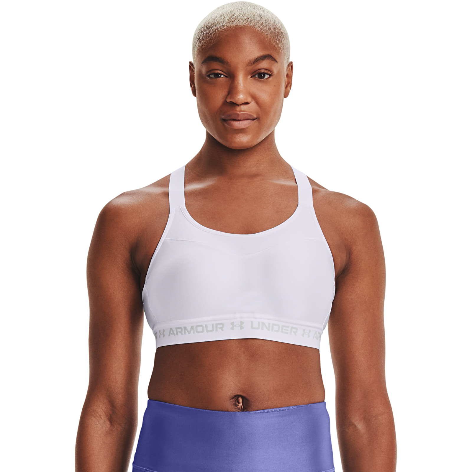 Sujetadores Under Armour Armour High Crossback Bra White
