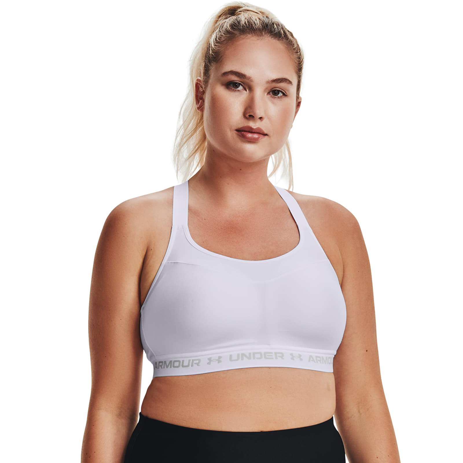 Sujetadores Under Armour Armour High Crossback Bra White