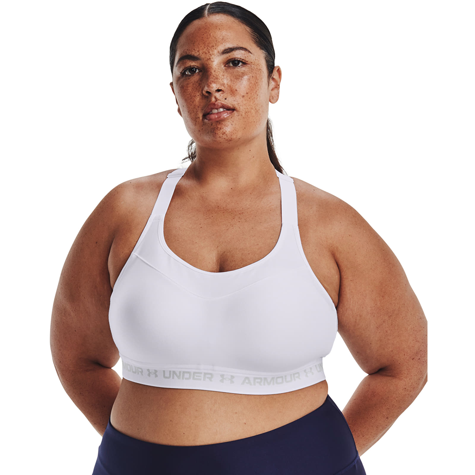 Sujetadores Under Armour Armour High Crossback Bra White