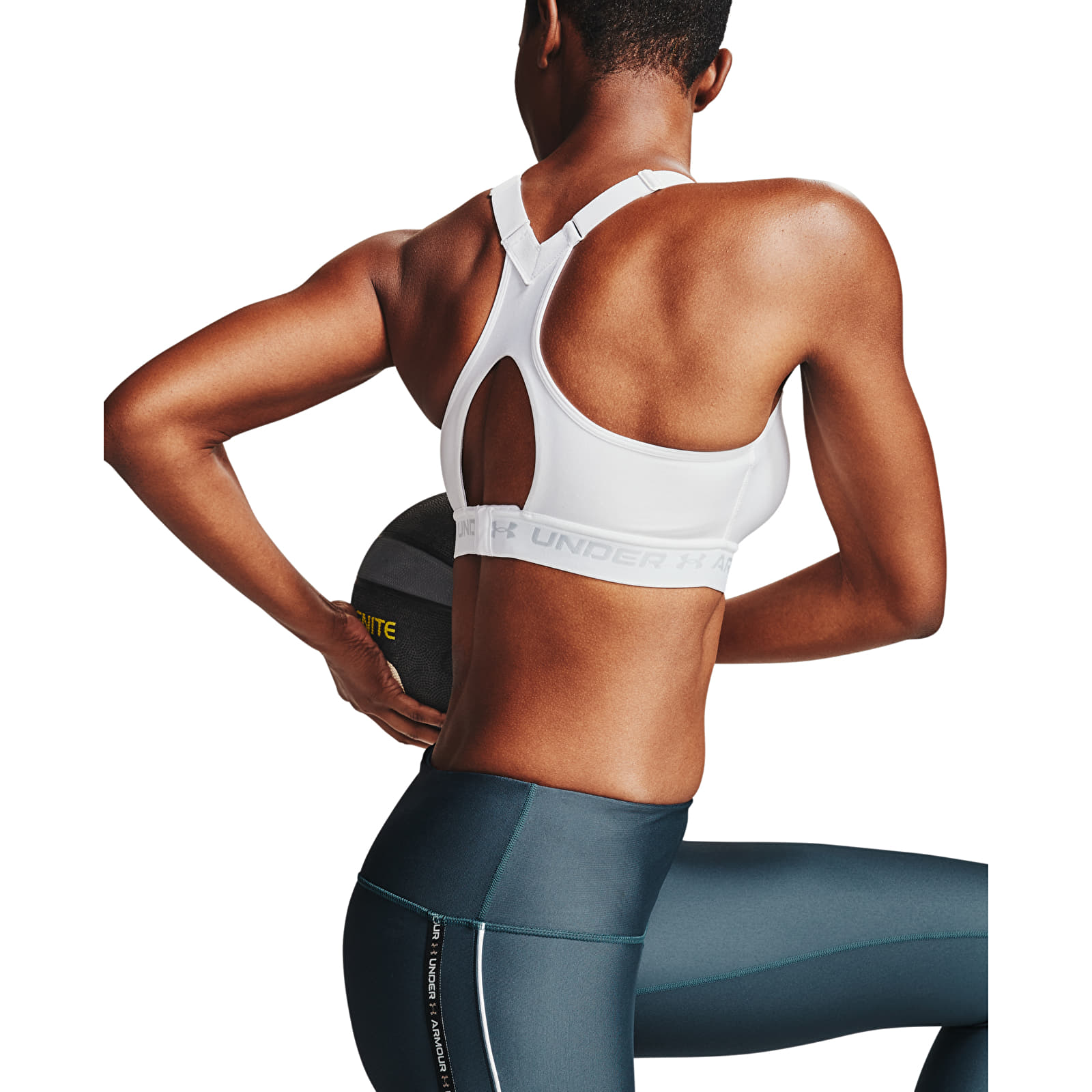 Sujetadores Under Armour Armour High Crossback Bra White