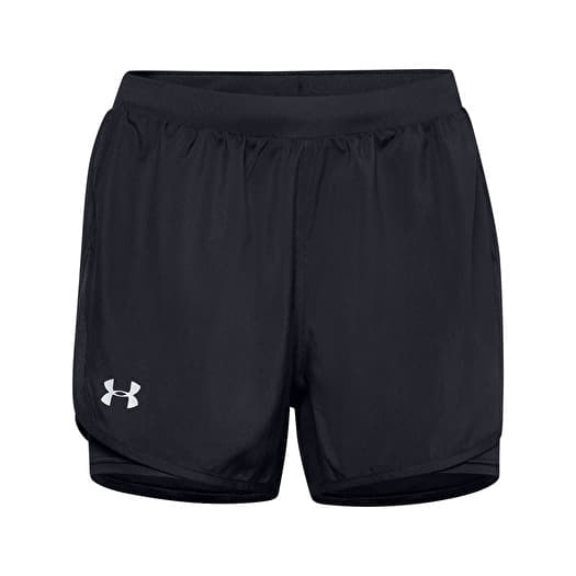 Under armour fly by shorts sale black