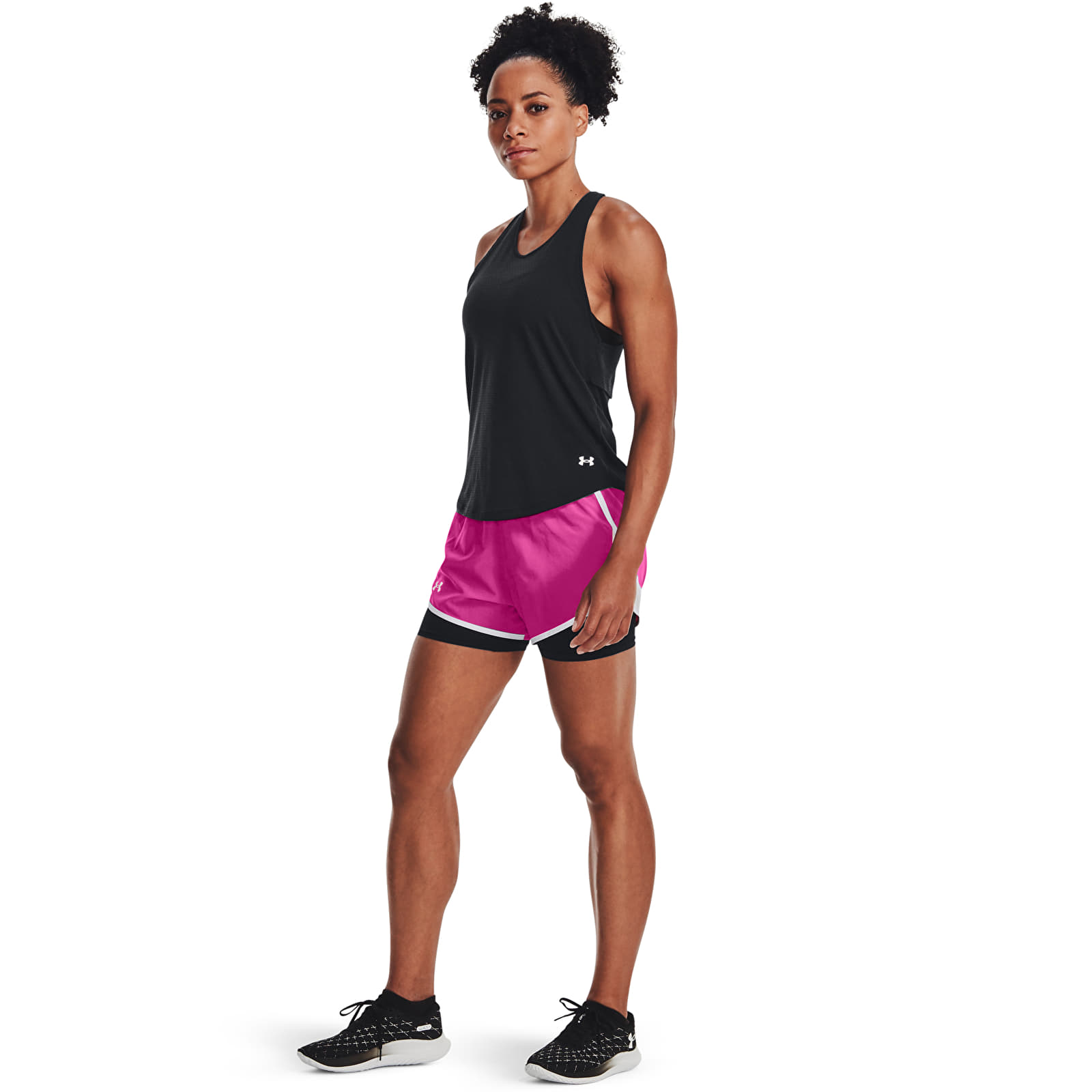 Pantalones cortos Under Armour Fly By 2.0 2N1 Short Pink