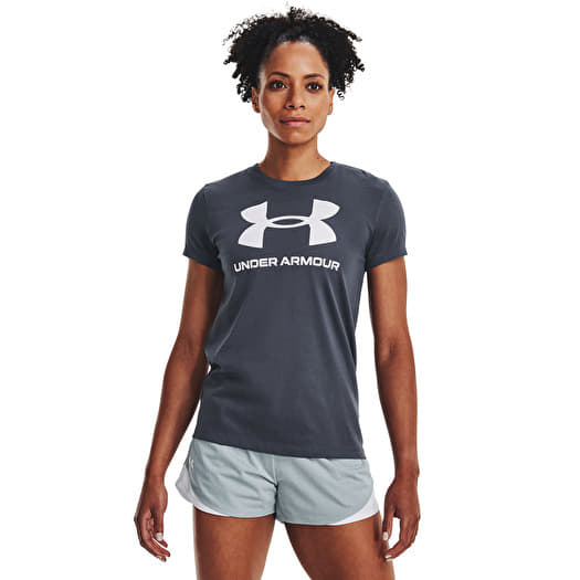 T shirts Under Armour Sportstyle Logo Ss Gray Queens