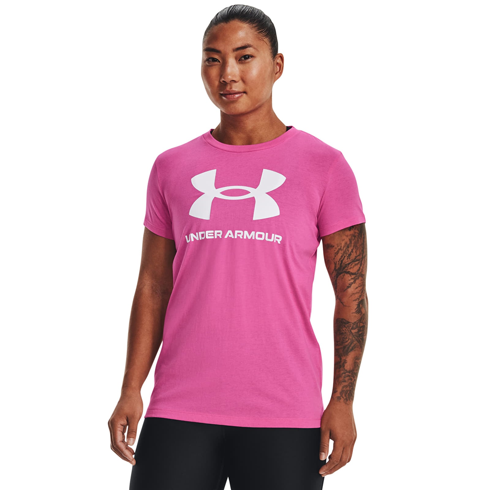 T-shirts Under Armour Sportstyle Logo Ss Pink