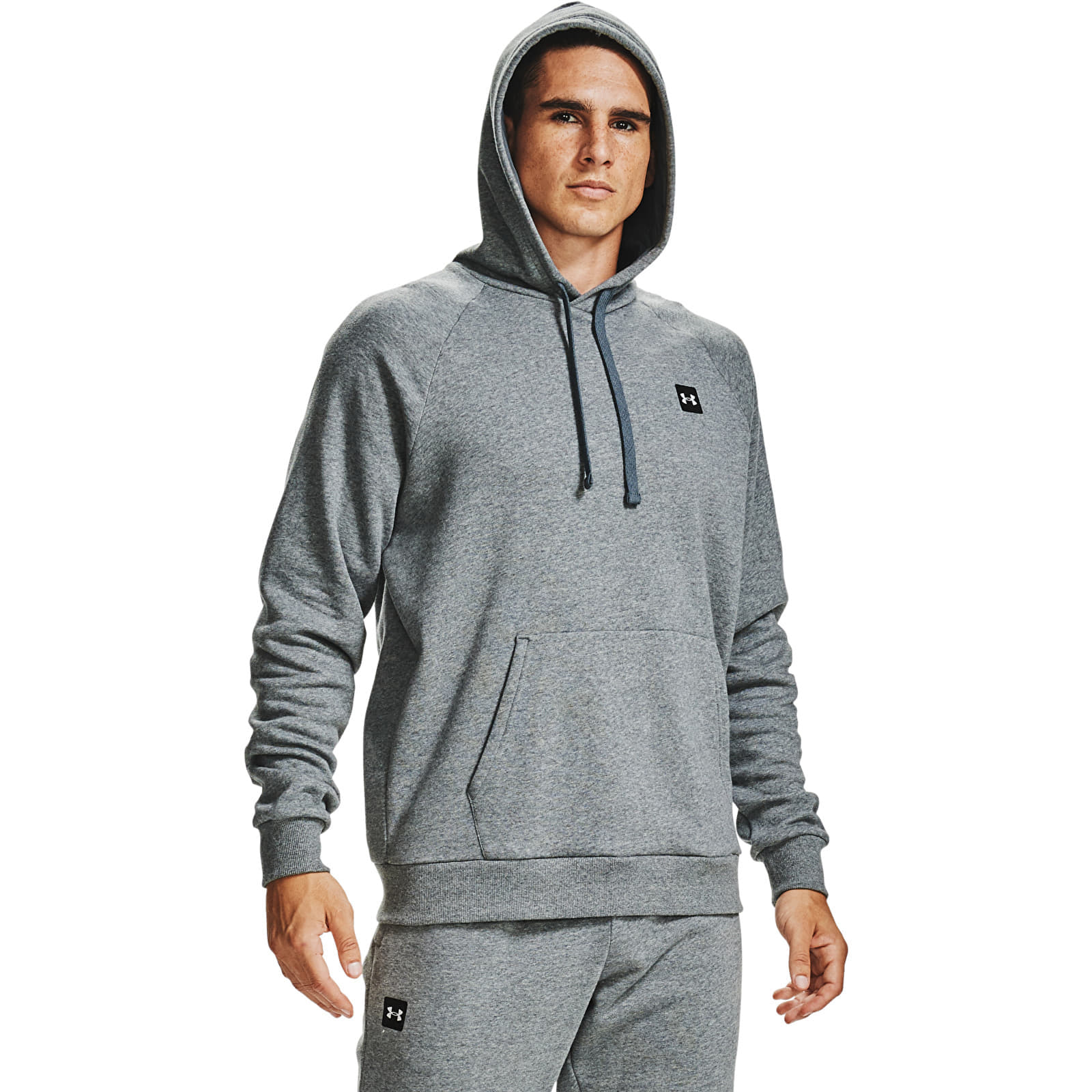 Under Armour Rival Fleece Hoodie Pitch Gray Light Heather