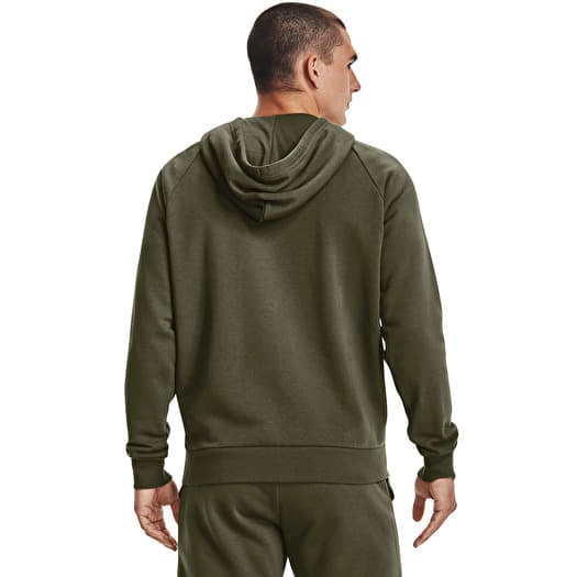 Sweatshirts Under Armour Rival Cotton Fz Hoodie Marine Od Green Queens