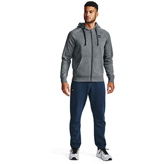 Verryttelypaita Under Armour Rival Fleece Fz Hoodie Pitch Gray Light Heather