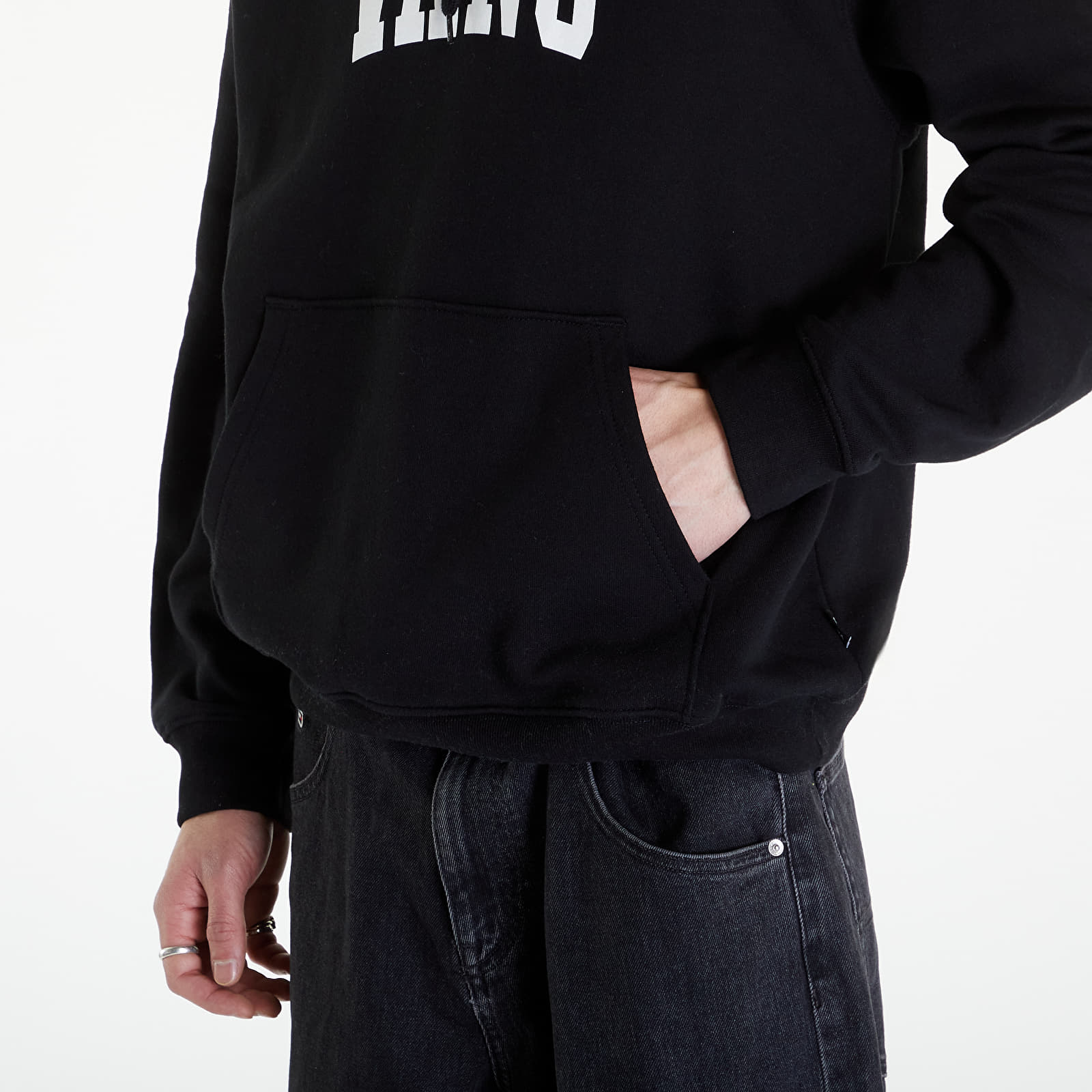 Mikiny Vans Vans Arched Pullover Hoodie Black