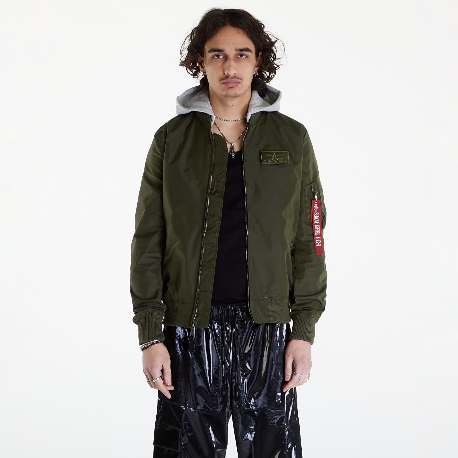 Jassen Alpha Industries MA-1 TT Hood Dark Green