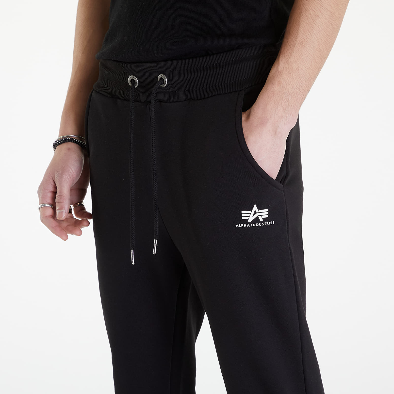 Pantaloni Alpha Industries Basic Jogger SL Black - 1 | YEO