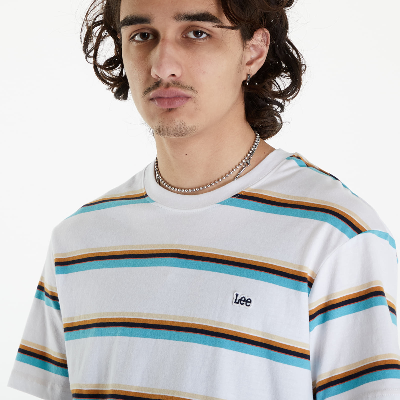 T-shirts Lee Relaxed Stripe Tee Bright White