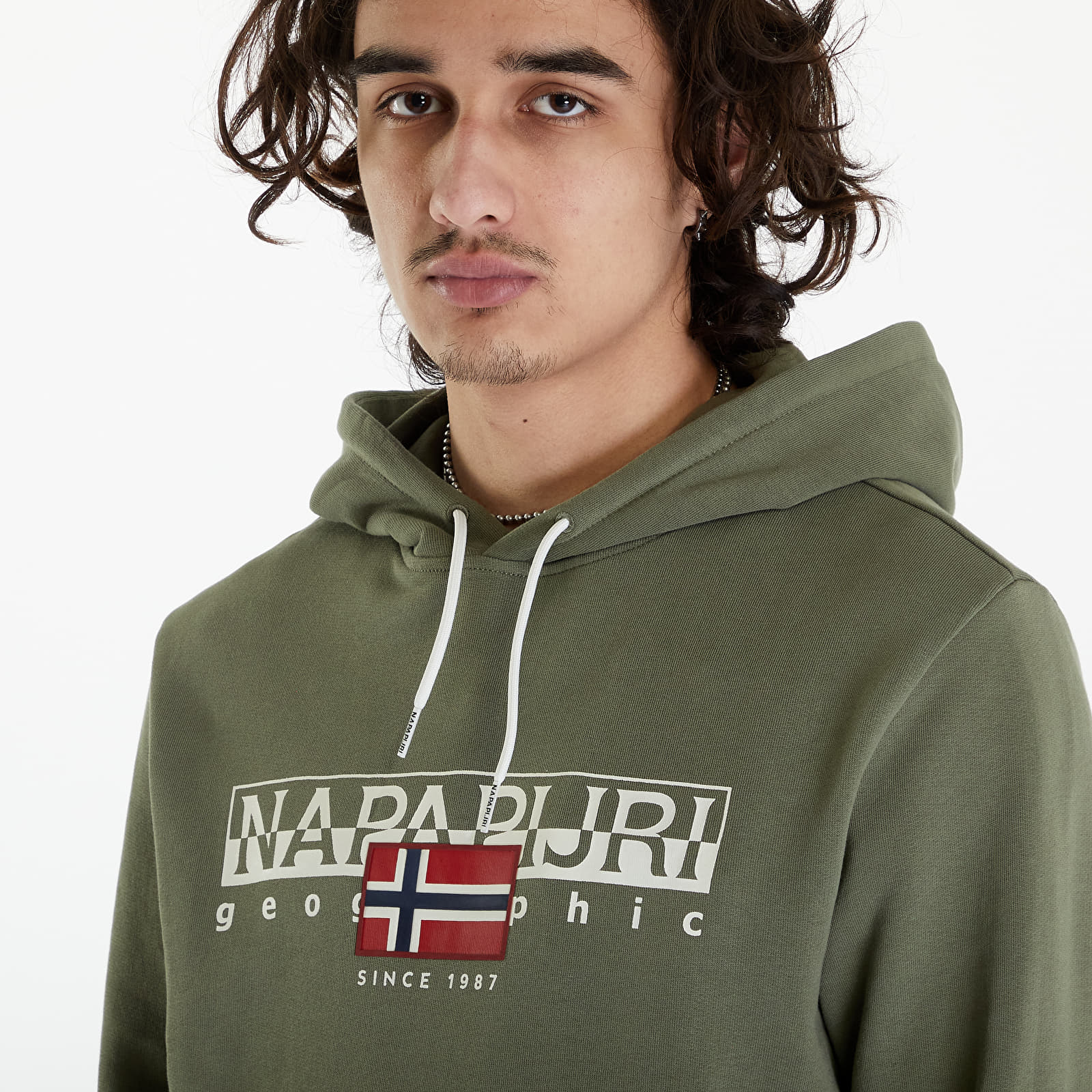 Hoodies and sweatshirts Napapijri B Aylmer Hoodie Green Lichen Queens