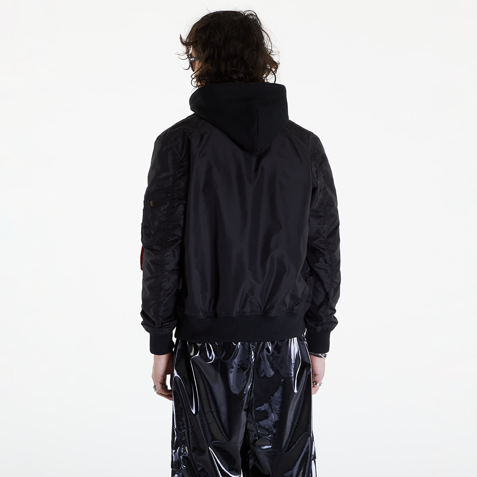 Jackets Alpha Industries MA-1 TT Hood Black/ Black