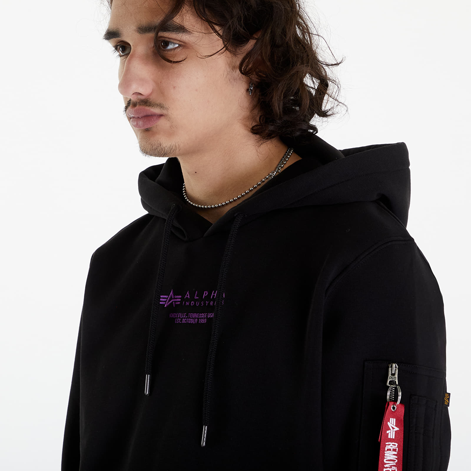 Hoodies and sweatshirts Alpha Industries Dragon EMB Hoody Black Queens