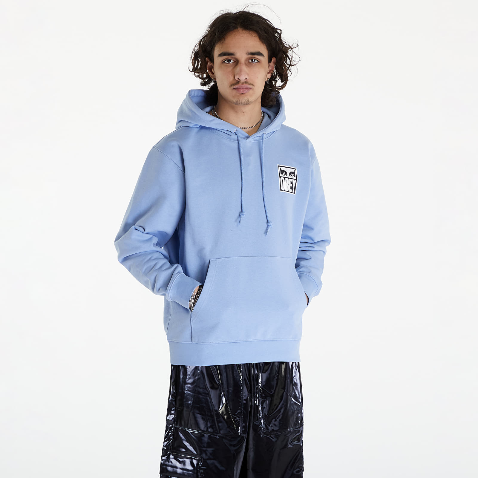 Sweat-shirt OBEY Eyes Icon 2 Hoodie Hydrangea L