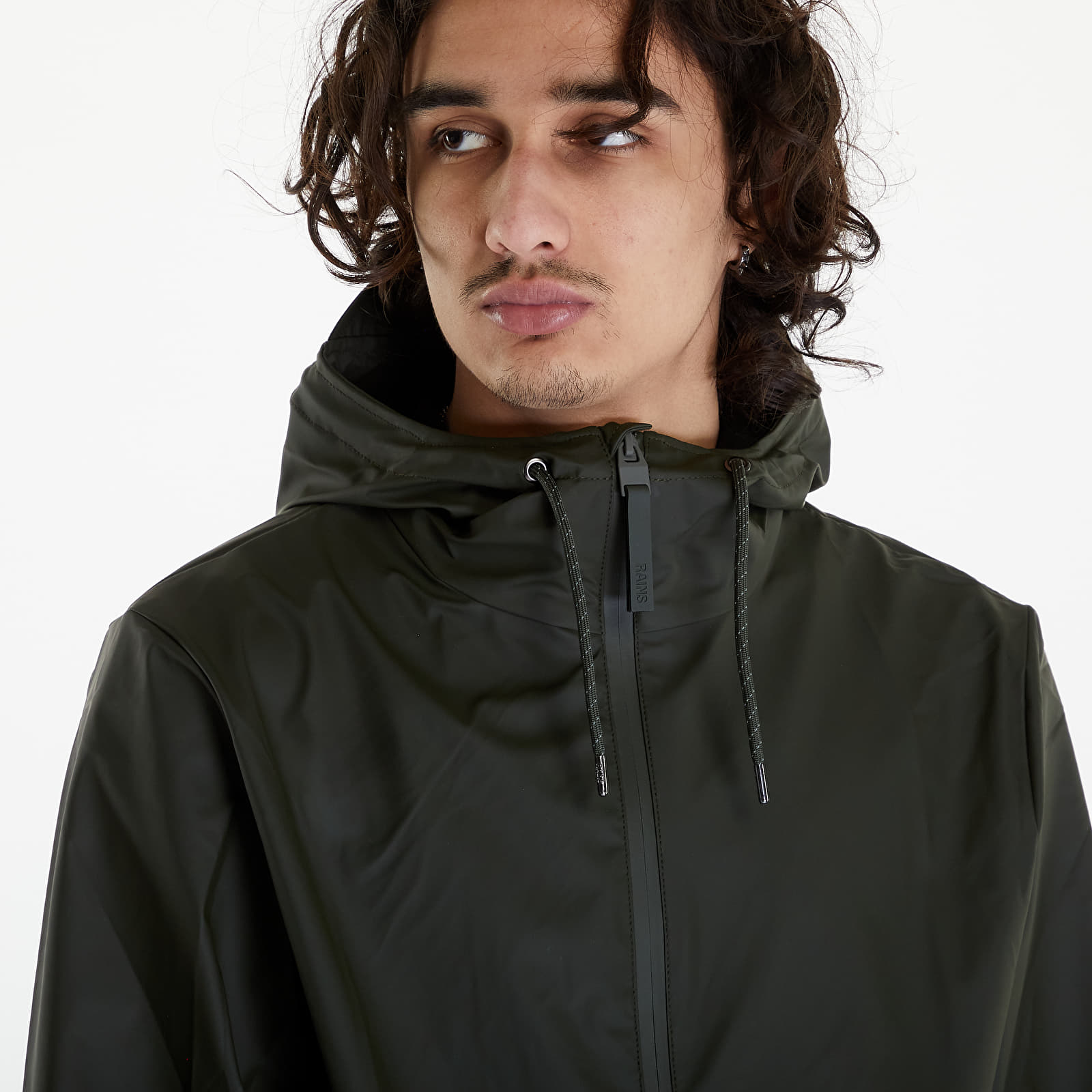Jackets Rains Storm Breaker W3 UNISEX 03 Green