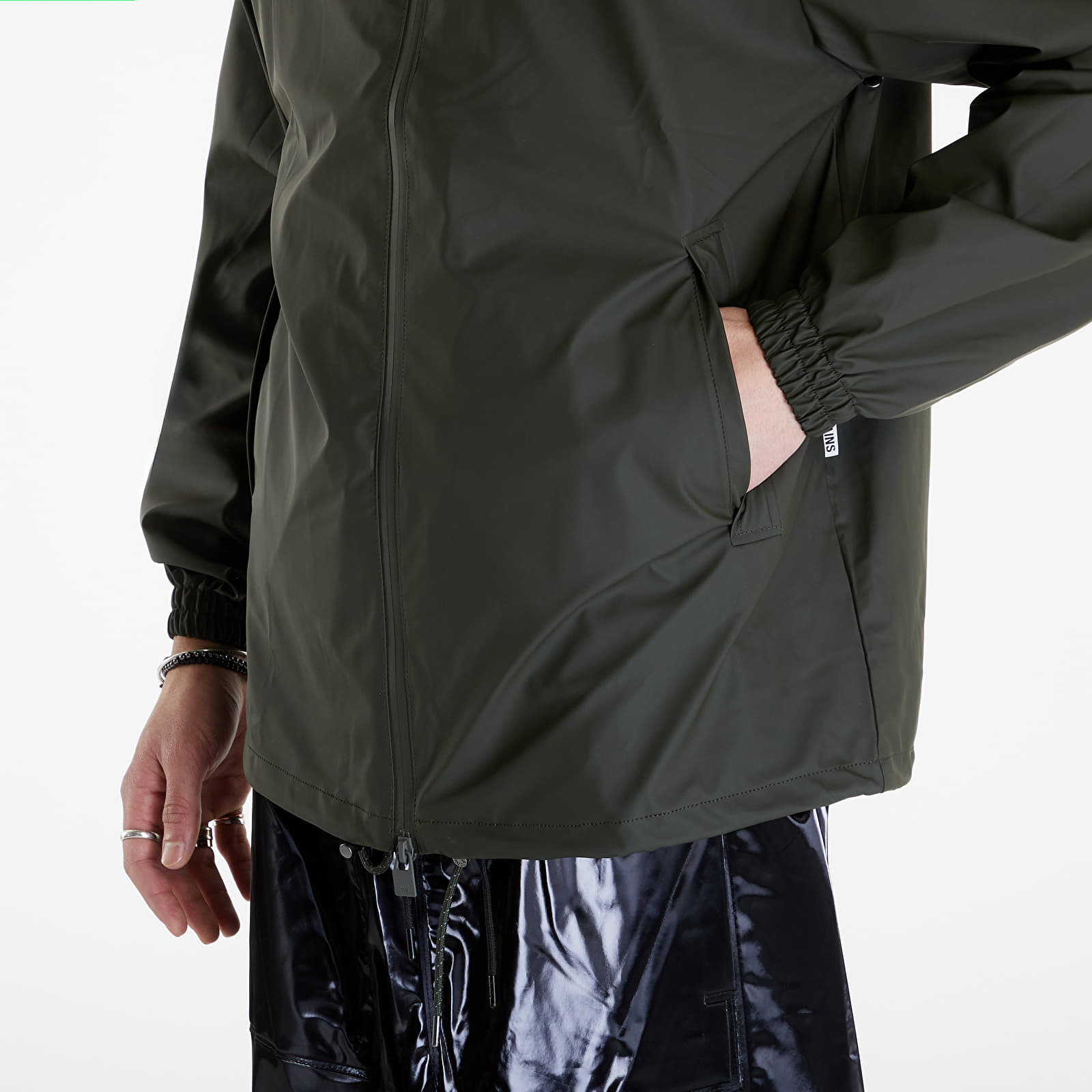 Jackets Rains Storm Breaker W3 UNISEX 03 Green