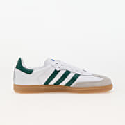 Adidas originals samba trainer white / green / gum shop