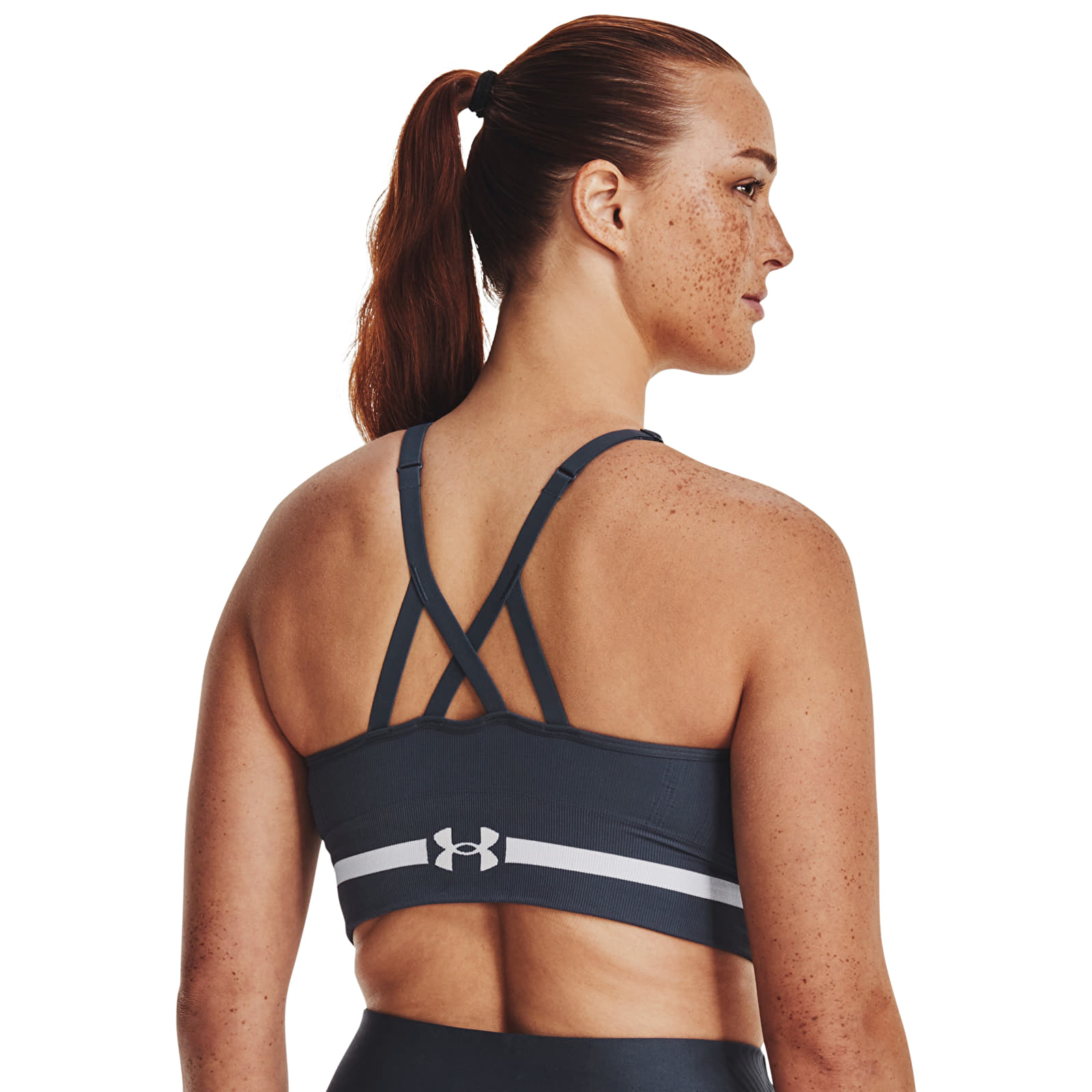 BHs Under Armour Seamless Low Long Bra Gray