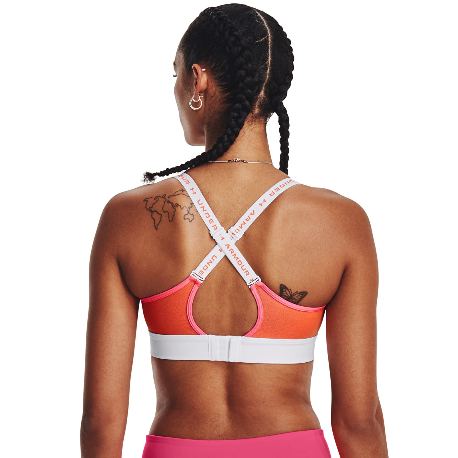 Sutien Under Armour Infinity Mid - Run Hook White